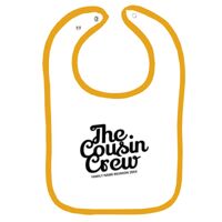 Infant Contrast Trim Terry Bib Thumbnail