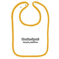 Infant Contrast Trim Terry Bib Thumbnail