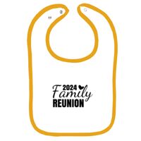 Infant Contrast Trim Terry Bib Thumbnail