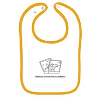 Infant Contrast Trim Terry Bib Thumbnail