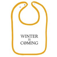 Infant Contrast Trim Terry Bib Thumbnail