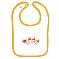 Infant Contrast Trim Terry Bib Thumbnail