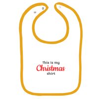 Infant Contrast Trim Terry Bib Thumbnail