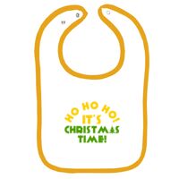 Infant Contrast Trim Terry Bib Thumbnail