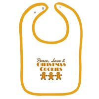 Infant Contrast Trim Terry Bib Thumbnail