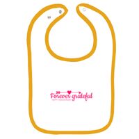 Infant Contrast Trim Terry Bib Thumbnail