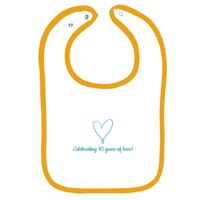 Infant Contrast Trim Terry Bib Thumbnail