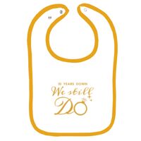 Infant Contrast Trim Terry Bib Thumbnail