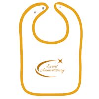 Infant Contrast Trim Terry Bib Thumbnail
