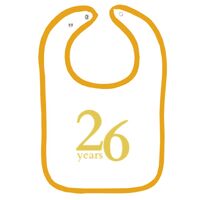 Infant Contrast Trim Terry Bib Thumbnail