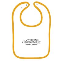 Infant Contrast Trim Terry Bib Thumbnail