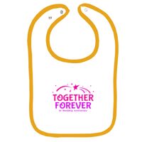 Infant Contrast Trim Terry Bib Thumbnail