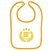 Infant Contrast Trim Terry Bib Thumbnail