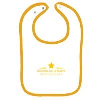 Infant Contrast Trim Terry Bib Thumbnail