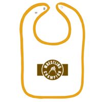 Infant Contrast Trim Terry Bib Thumbnail