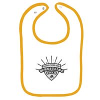 Infant Contrast Trim Terry Bib Thumbnail