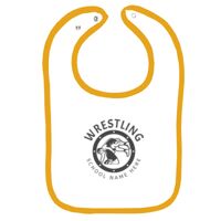 Infant Contrast Trim Terry Bib Thumbnail