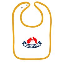Infant Contrast Trim Terry Bib Thumbnail