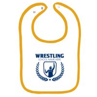 Infant Contrast Trim Terry Bib Thumbnail