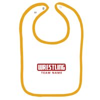 Infant Contrast Trim Terry Bib Thumbnail