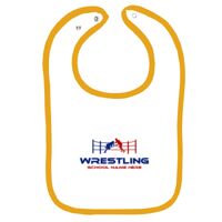 Infant Contrast Trim Terry Bib Thumbnail