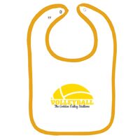 Infant Contrast Trim Terry Bib Thumbnail