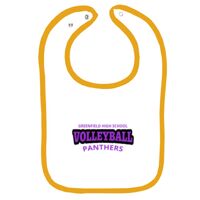 Infant Contrast Trim Terry Bib Thumbnail