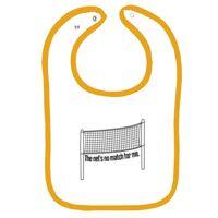 Infant Contrast Trim Terry Bib Thumbnail