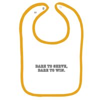 Infant Contrast Trim Terry Bib Thumbnail