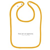 Infant Contrast Trim Terry Bib Thumbnail