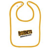 Infant Contrast Trim Terry Bib Thumbnail