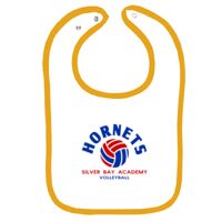 Infant Contrast Trim Terry Bib Thumbnail