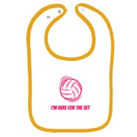 Infant Contrast Trim Terry Bib Thumbnail
