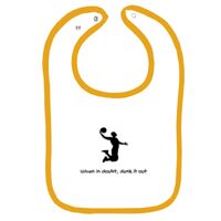 Infant Contrast Trim Terry Bib Thumbnail