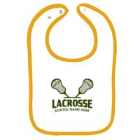 Infant Contrast Trim Terry Bib Thumbnail