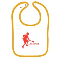 Infant Contrast Trim Terry Bib Thumbnail