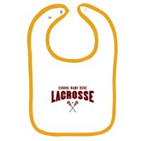 Infant Contrast Trim Terry Bib Thumbnail