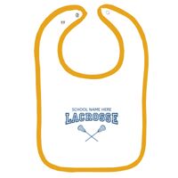 Infant Contrast Trim Terry Bib Thumbnail