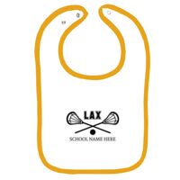 Infant Contrast Trim Terry Bib Thumbnail