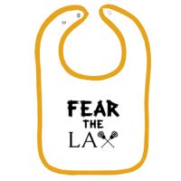 Infant Contrast Trim Terry Bib Thumbnail