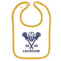 Infant Contrast Trim Terry Bib Thumbnail