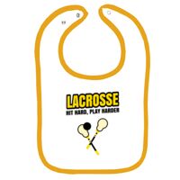 Infant Contrast Trim Terry Bib Thumbnail