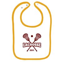 Infant Contrast Trim Terry Bib Thumbnail