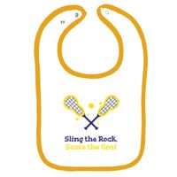 Infant Contrast Trim Terry Bib Thumbnail