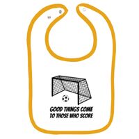 Infant Contrast Trim Terry Bib Thumbnail