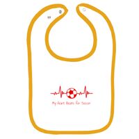 Infant Contrast Trim Terry Bib Thumbnail