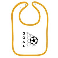 Infant Contrast Trim Terry Bib Thumbnail