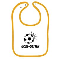 Infant Contrast Trim Terry Bib Thumbnail