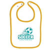 Infant Contrast Trim Terry Bib Thumbnail