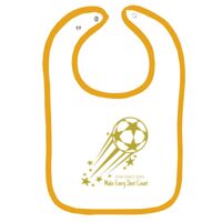 Infant Contrast Trim Terry Bib Thumbnail